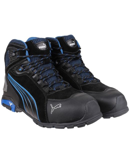 PUMA Black Rio Mid Leather Safety Boots