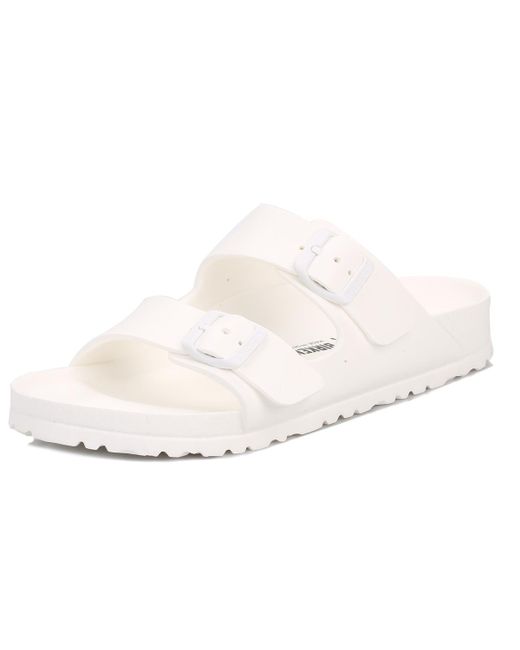 birkenstock womens white arizona eva sandals