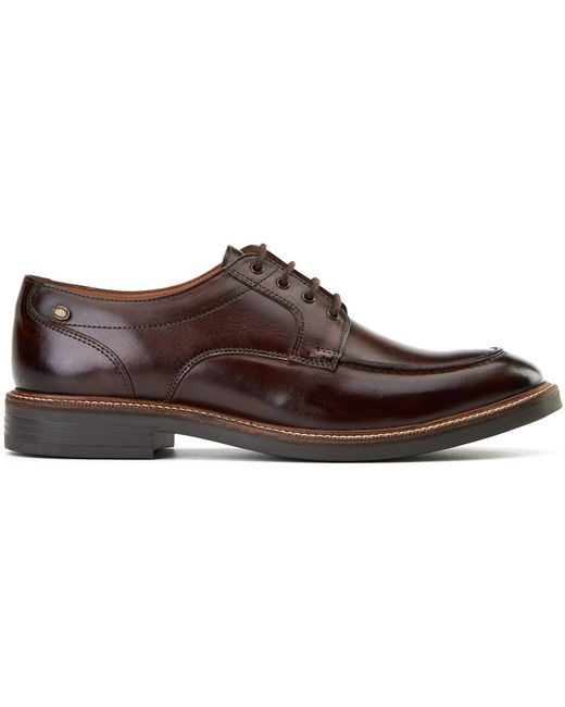Base London Brown Surrey Leather Burnt Brogues Shoes for men