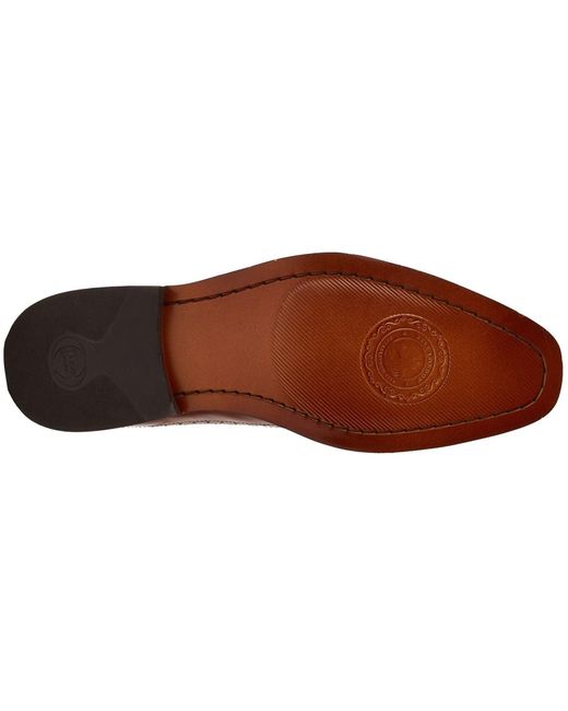 Base London Brown Havisham Leather Derby Shoes for men