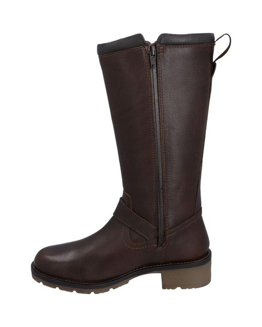 Hunter Brown Skye Tall Leather Boots