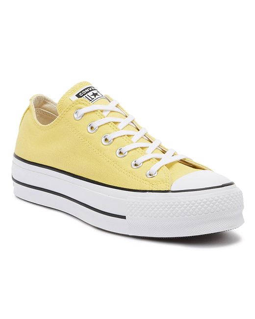 Converse Chuck Taylor All Star Lift Womens Butter Yellow Ox Trainers