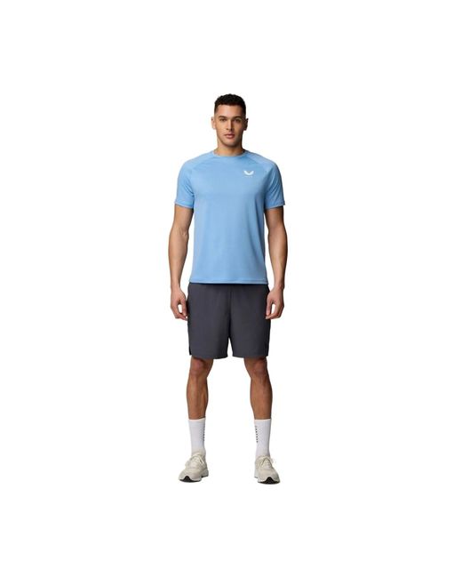Castore Blue Adapt Training T-Shirt Polyester Activewear T-Shirts for men