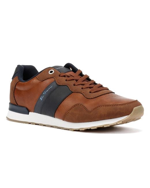 Ben Sherman Brown Owen Retro Tan/ Sneakers for men