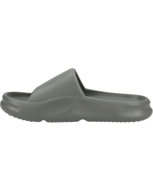 Jack & Jones Gray Status Slider Sandals Size: 7 for men