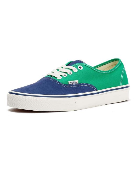 Vans Green Authentic Primary Trainers