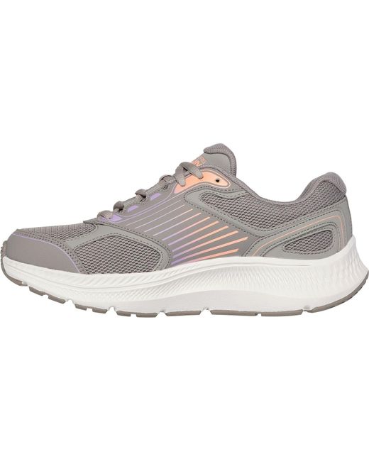 Skechers Gray Go Run Consistent 2.0 Advantage 128606-Tpmt Taupe/Multi Lace Up Shoe