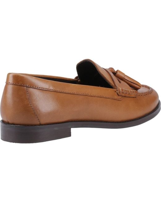 Hush Puppies Brown Connie Leather Loafers