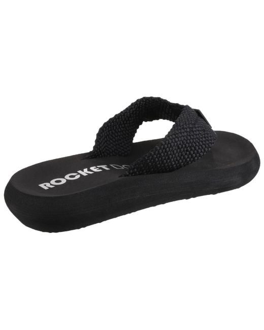 Rocket Dog Black Sunset Webbing Flip Flops