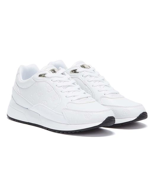 Guess White Moxea 2 Trainers