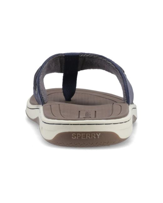 Sperry Top-Sider Blue Baitfish Leather Sandals for men