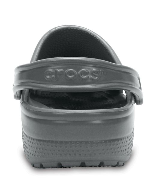 CROCSTM Gray Classic Croslite Rubber Slate Clogs