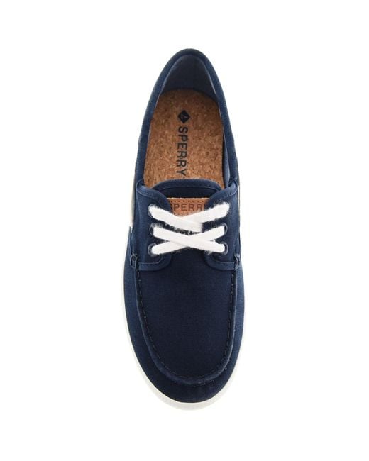 Sperry Top-Sider Blue Venice Boat Textile Shoes