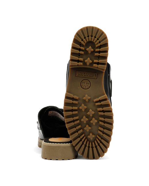 Timberland Black Noreen Leather Mules