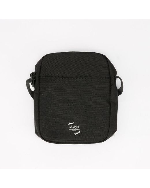 EA7 Black Train Core Small Synthetic Cross Bag for men