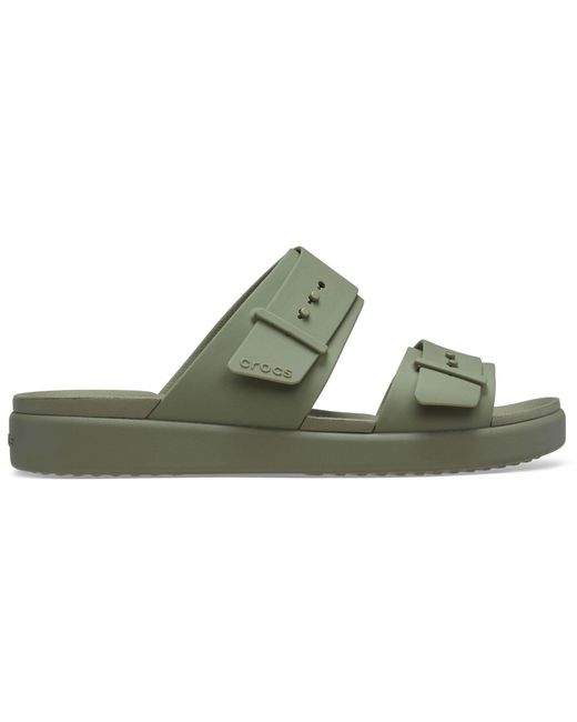 CROCSTM Green Brooklyn Buckle Eva Cargo Sandals