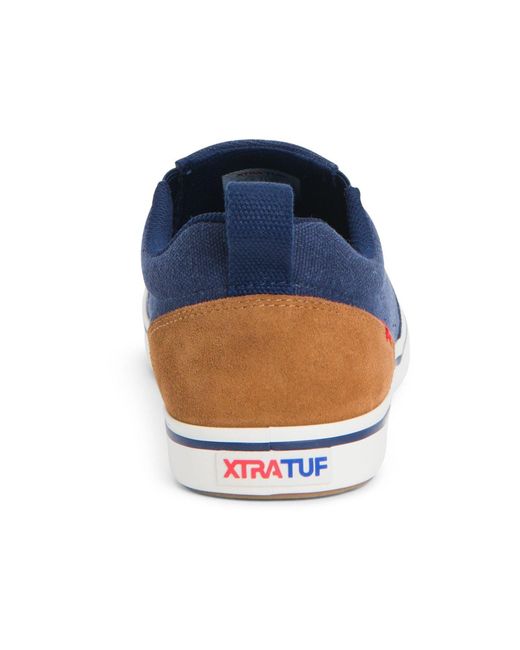 XtraTuf Blue Sharkbyte Canvas Trainers for men