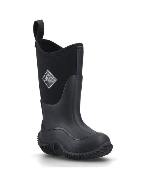 Muck Boot Black Hale Rubber Wellington Boots