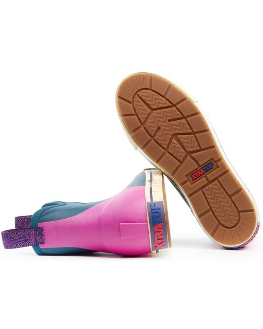 XtraTuf Pink Ankle Deck Camp Boot Rubber Wellington Boots