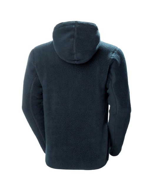 Helly Hansen Blue Heritage Pile Hoodie Fleece Jacket for men