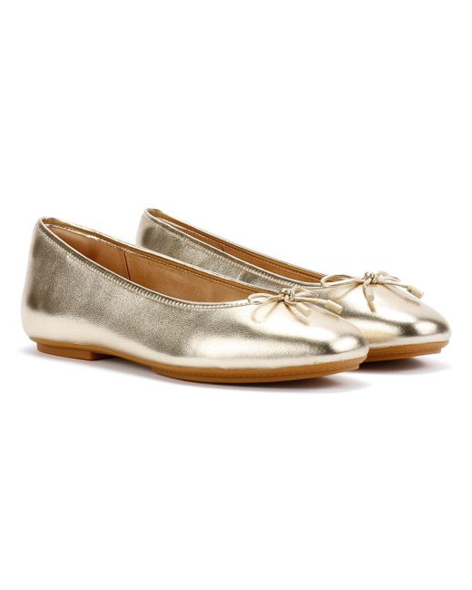 Fitflop Metallic Delicato Leder Flats