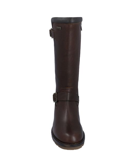 Hunter Brown Skye Tall Leather Boots