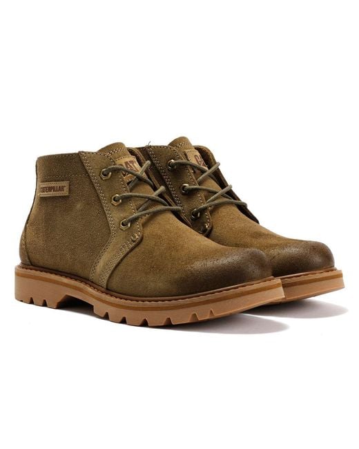 Caterpillar Brown Grader Chukka Suede Gobi Boots for men