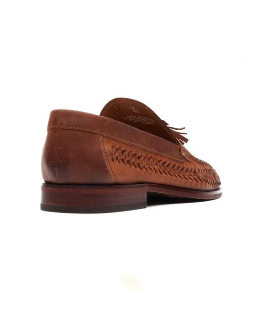 Base London Brown Bracken Loafer Leather Loafers for men