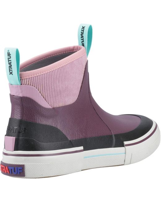 XtraTuf Purple Out Of The Ordinary Rubber Fig Wellington Boots