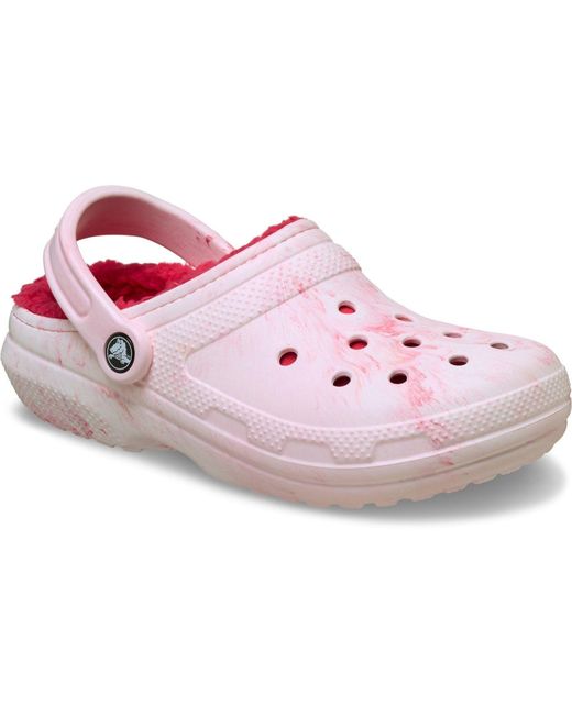 Classic Lined Clog Sabots En Plastique Thermoformable CROCSTM en coloris Pink