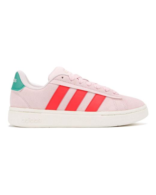 Adidas Pink Grand Court Alpha 00S Trainers