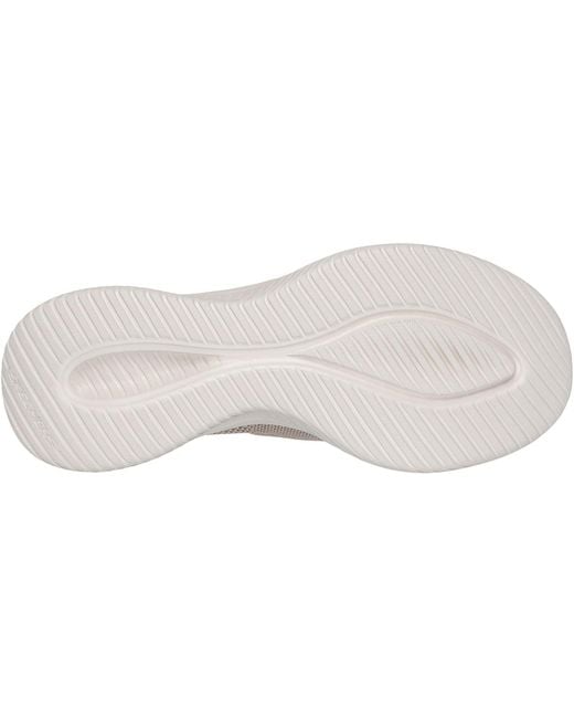 Skechers Gray Ultra Flex 3.0 Brilliant Path Textil Damen Sneaker