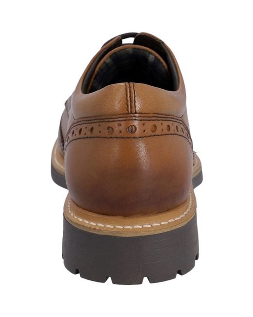 Hunter Brown Cawdor Brogue Gibson Shoes for men