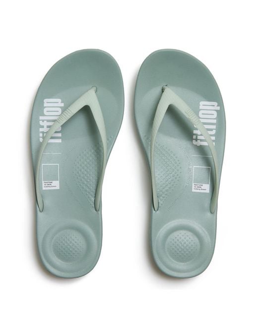 Fitflop Green Iqushion X Pantone Flip-Flops