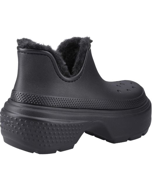 CROCSTM Black Stomp Shorty Boots