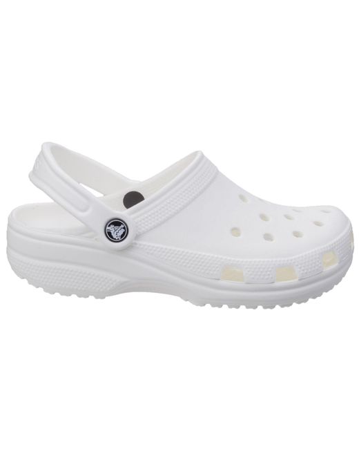 CROCSTM White Classic Croslite Rubber Clogs
