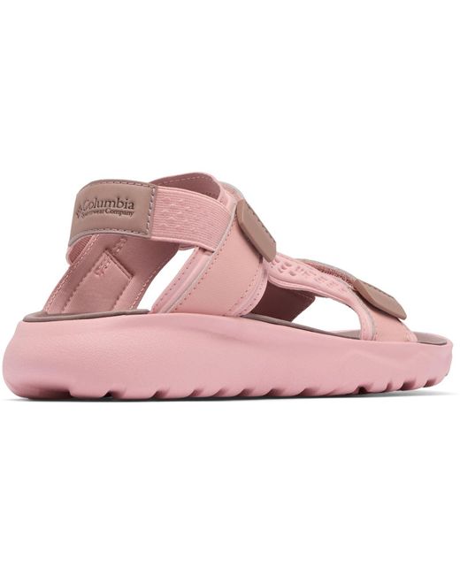 Columbia Pink Peakfreak Roam Sandal Polyester Eraser/Mocha Sandals