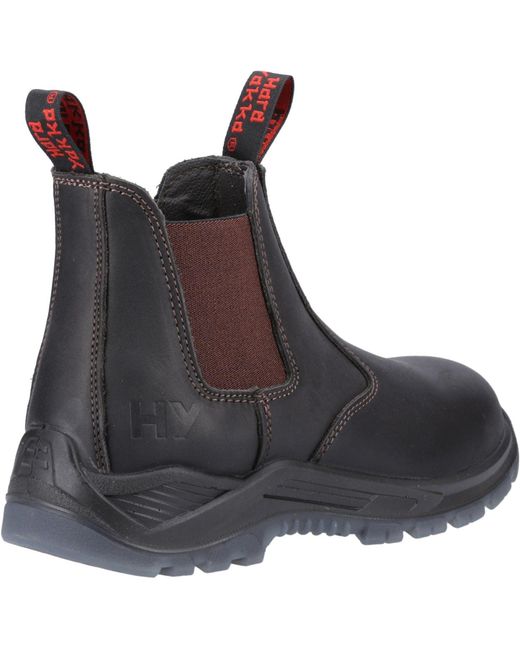 Hard Yakka Black Banjo Leather Safety Boots