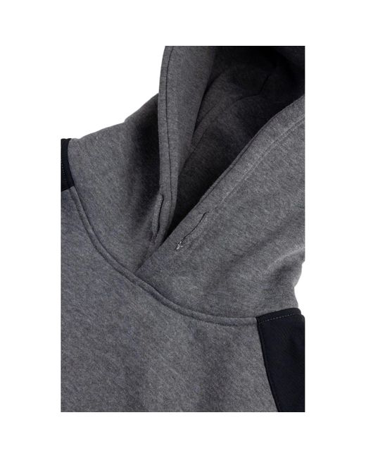 Caterpillar Gray Essentials Synthetic Hooded Sweatshirt for men
