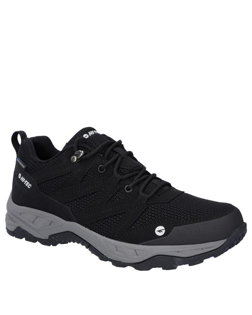 Hi-tec Blue Saunter Wp Synthetic Mesh Hiking Boots for men