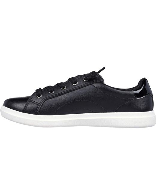 Skechers Blue Bobs D'Vine Instant Delight 114456-Blk Lace Up Shoe