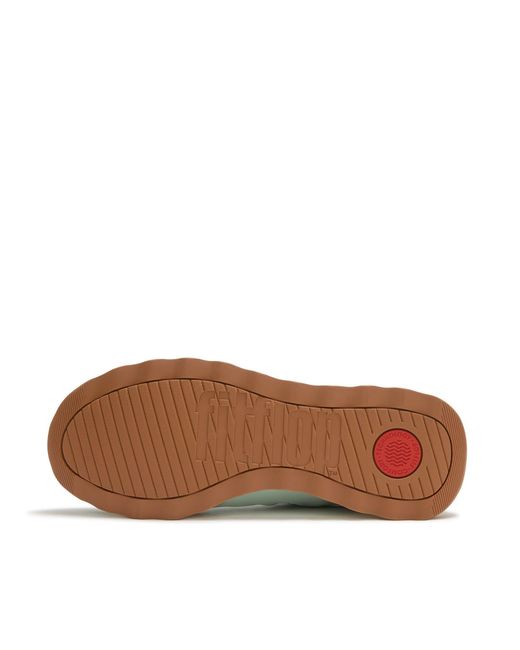 Fitflop Green Retro-Q X Pantone Suede Trainers