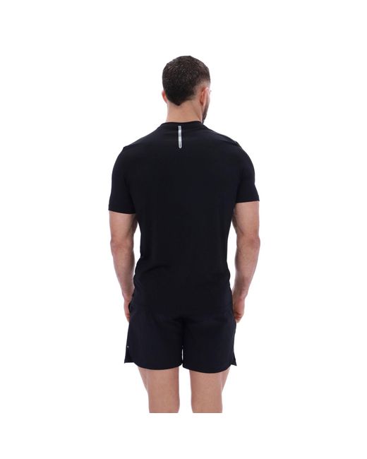 Ted Baker Black Sam Tbmts2635 Polyester Activewear T-Shirts for men