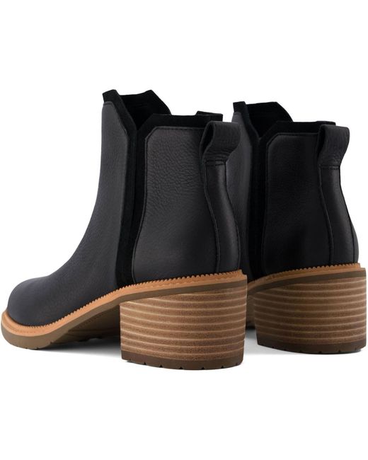 TOMS Black Hailey Ankle Boot