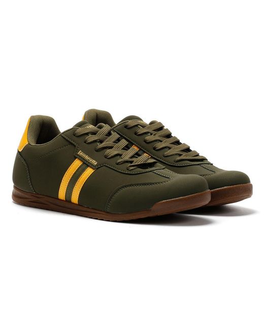 Lambretta Green Tackle Khaki/ Trainers for men
