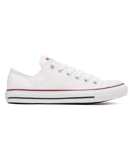 converse all star low white canvas
