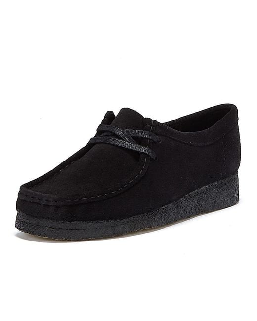 Clarks Black Wallabee Womens Shoes