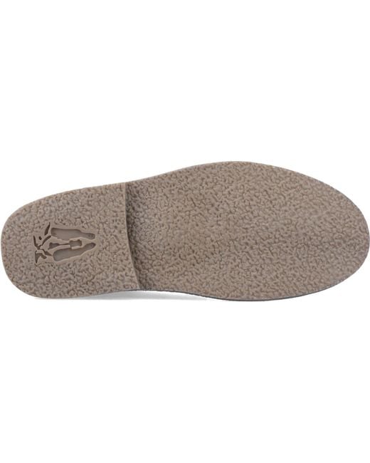 Hush Puppies Gray Samuel Leather Stone Ankle Boots for men