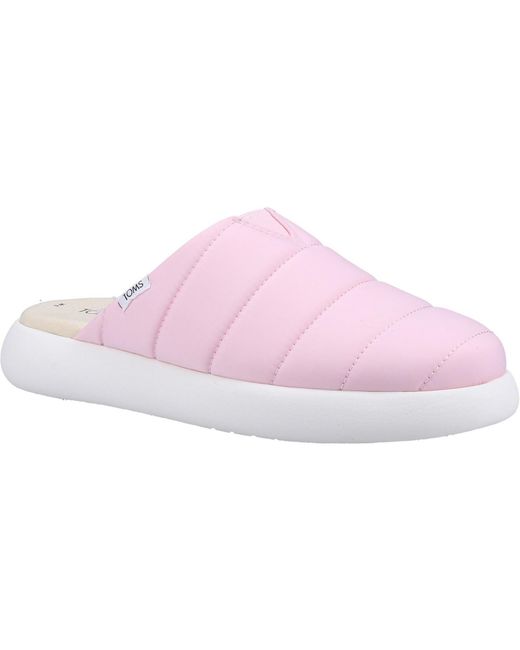 TOMS Purple Alpargata Mallow Nylon Mules