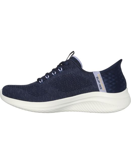 Skechers Blue Ultra Flex 3.0 Easy Step 150178-Nvlv/ Lace Up Shoes